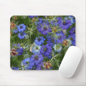Tapis De Souris Fleurs de corail bleu (Avec souris)