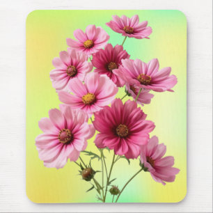 Tapis De Souris Fleurs de Cosmos Rose-23456