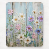 Tapis De Souris Fleurs de Cottage Campagnard Rustique (Devant)