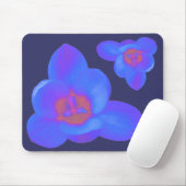 Tapis De Souris Fleurs de crocus Mousepad chaud et froid (Avec souris)