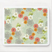 Tapis De Souris Fleurs de cru de Boho (Devant)