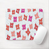 Tapis De Souris Fleurs de fête et Pois (Avec souris)