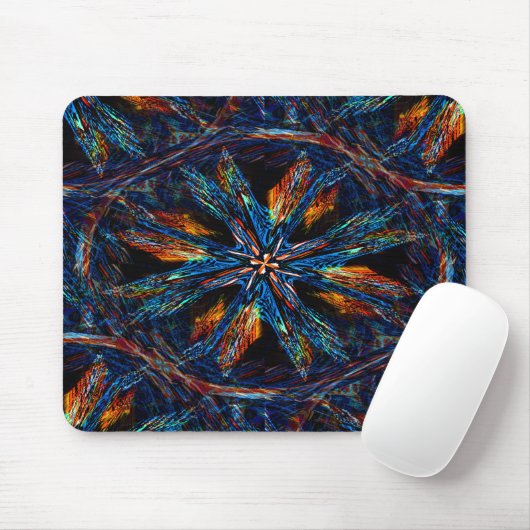 Tapis De Souris Fleurs de feu..... (Avec souris)