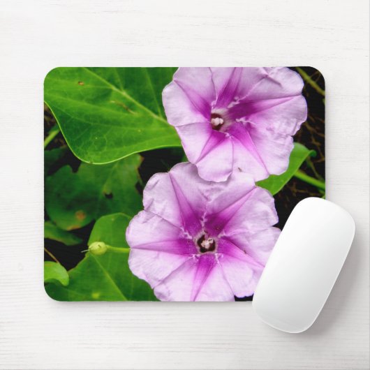 Tapis De Souris Fleurs de gloire du matin Mousepad (Avec souris)