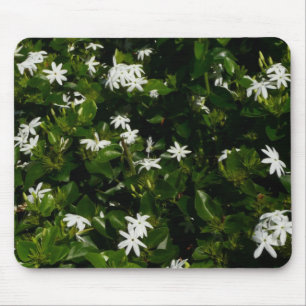 Tapis De Souris Fleurs de jasmin Botanique tropicale florale