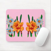 Tapis De Souris fleurs de narcisse (Avec souris)