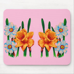 Tapis De Souris fleurs de narcisse
