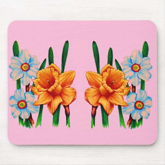 Tapis De Souris fleurs de narcisse (Devant)