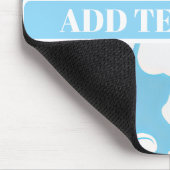 Tapis De Souris Fleurs de plage bleu tropical (Coin)