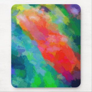 Tapis De Souris Fleurs de printemps fraîches Art Abstrait