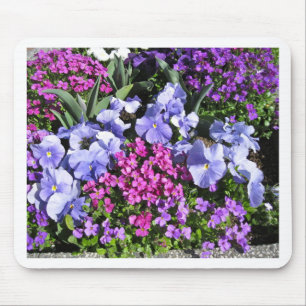 Tapis De Souris Fleurs de printemps mauves