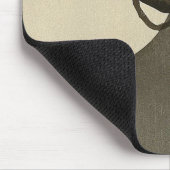 Tapis De Souris Fleurs de prune la nuit par le cru d'Ohara Koson (Coin)