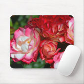 Tapis De Souris Fleurs de rose rose (Avec souris)
