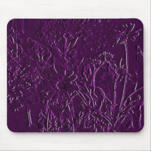 Tapis De Souris Fleurs de sculpteur de violet - Conception solide