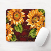 Tapis De Souris Fleurs de soleil (Avec souris)