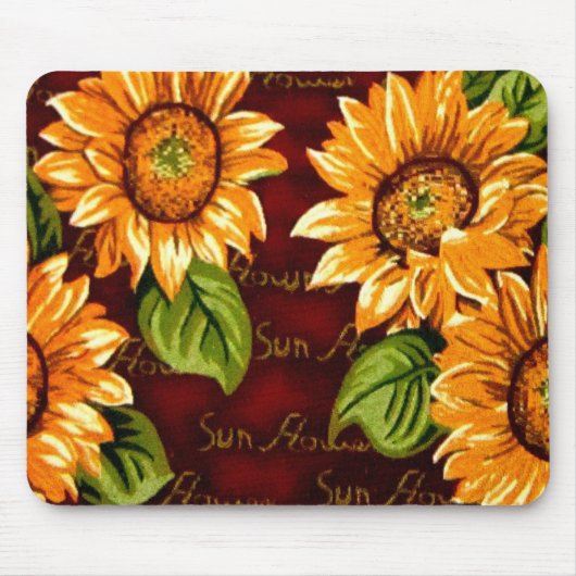 Tapis De Souris Fleurs de soleil (Devant)