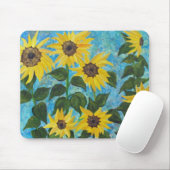 Tapis De Souris Fleurs de soleil (Avec souris)