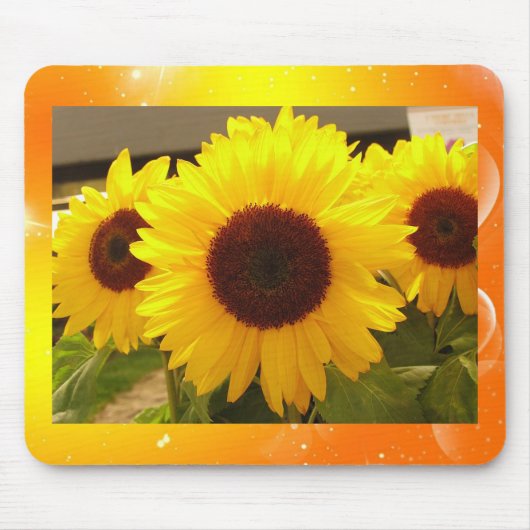 Tapis De Souris Fleurs de soleil (Devant)