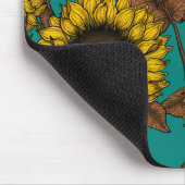 Tapis De Souris Fleurs de soleil (Coin)