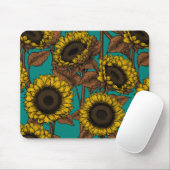 Tapis De Souris Fleurs de soleil (Avec souris)