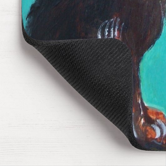 Tapis De Souris Fleurs de soleil avec chat (Coin)