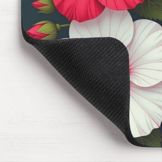 Tapis De Souris Fleurs d'Hibiscus (Coin)