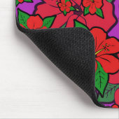 Tapis De Souris Fleurs d'Hibiscus violet (Coin)