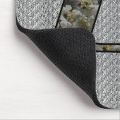 Tapis De Souris Fleurs d'hortensia à initiale de monogramme E (Coin)