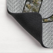 Tapis De Souris Fleurs d'hortensia à monogramme initial D (Coin)