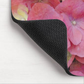 Tapis De Souris Fleurs d'Hydrangée rose Gros plan d'art Souris (Coin)
