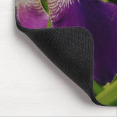 Tapis De Souris Fleurs d'iris violet photo Mousepad (Coin)