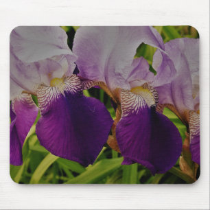 Tapis De Souris Fleurs d'iris violet photo Mousepad
