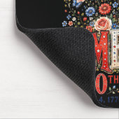 Tapis De Souris Fleurs du 250e anniversaire des États-Unis d'Améri (Coin)