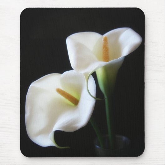 Tapis De Souris Fleurs élégantes 13 de zantedeschia (Devant)