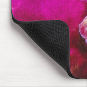 Tapis De Souris Fleurs en rose (Coin)