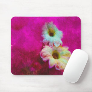 Tapis De Souris Fleurs en rose