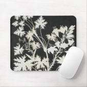 Tapis De Souris Fleurs en silhouette (Avec souris)