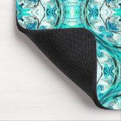Tapis De Souris Fleurs en Turquoise...... (Coin)