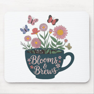 Tapis De Souris Fleurs et brasseries Conception - Graphique floral