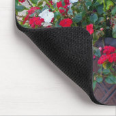 Tapis De Souris Fleurs et drapeaux (Coin)