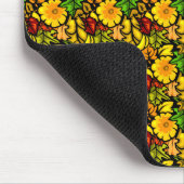 Tapis De Souris Fleurs et Feuilles (Coin)