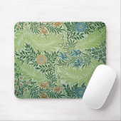 Tapis De Souris Fleurs et Feuilles verts Mousepad (Avec souris)