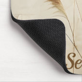 Tapis de souris Fleurs et herbe séchées (Coin)