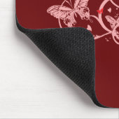 Tapis De Souris Fleurs et papillons (Coin)