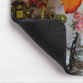 Tapis De Souris Fleurs et temps (Coin)