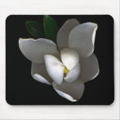 Tapis De Souris Fleurs | Fleur de Magnolia blanc unique (Devant)