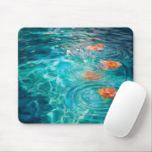 Tapis De Souris Fleurs flottant sur l'eau (Avec souris)