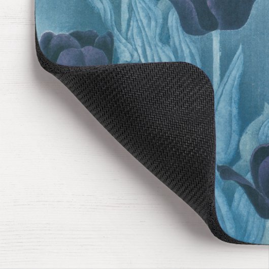 Tapis De Souris Fleurs foncées (Coin)