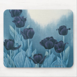Tapis De Souris Fleurs foncées