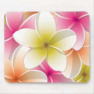 Tapis De Souris Fleurs frangipani/Plumeria